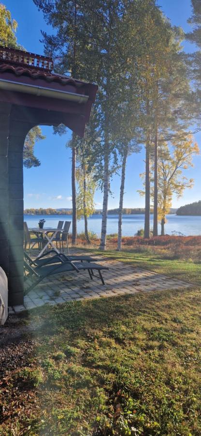 Lakeside Log Cabin Fraemby Udde Φαλούν Εξωτερικό φωτογραφία